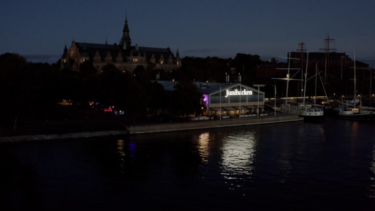 Junibacken på Djurgården i Stockholm höst och vinter